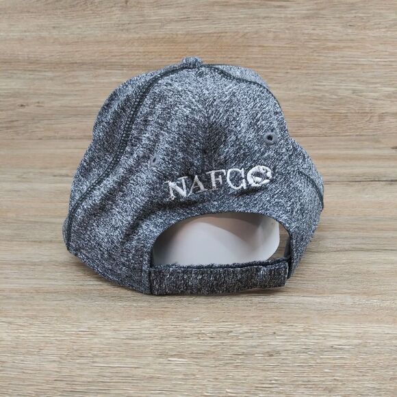 Pilot Bank Hat Gray Purple Logo Adjustable Baseball Cap - Picture 4 of 11